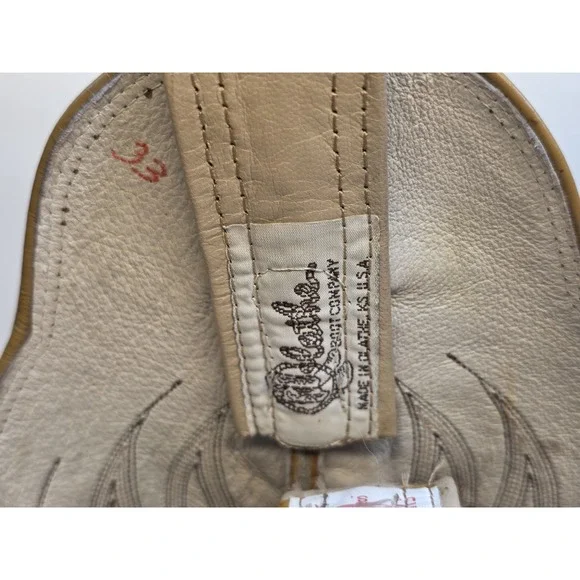 Womens Size 6 B Olathe Exotic Eel Skin Brown Leather Western Cowboy Boots - Picture 15 of 16